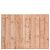 Tuinscherm Alphen Douglas 21-planks 16x140mm 130x180cm RVS Geschroefd