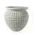 Globe pot bianco 38x34cm