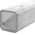 Betonnen hoekpaal punt  275x10x10cm Wit