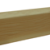 Duplo verlijmde paal douglas 400x14x14 cm Groen geïmpregneerd