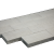 Tuintegel 20x40x5cm grijs mini facet