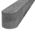 Betonpaal recht scherm  310x10x10cm Grijs