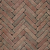 Rustiek WF 65 Ruston Natura Bezand Paars-rood