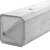 Betonnen hoekpaal punt  275x10x10cm Wit