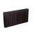 Palissadeband rond zwart 6x25x50cm