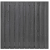 Tuinscherm Roermond Grenen 21-planks 16x140mm180x180cm Zwart gespoten  RVS Geschroefd