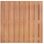 Tuinscherm Hardhout Bahia 19-planks 14x140mm 180x180cm RVS Geschroefd