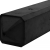 Lichtgewicht betonnen tussenpaal met diamantkop 280x10x10 cm Zwart gecoat