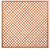 Hardhouten trellis diagonaal 180x180 cm