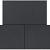 Cottage Stones 40x80x4cm Bristol Zwart