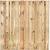 Gardenlux grenen scherm Bois 21 planks/15mm RVS geschroefd 180x180cm
