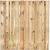 Grenen scherm Bois 21 planks-15mm RVS geschroefd 180x180cm