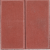 Halve Betontegel 30x15x4,5cm Rood