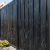 Tuinscherm Roermond Grenen 21-planks 16x140mm 130x180cm Zwart gespoten RVS Geschroefd