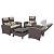 Lounge set vancouver verstelbaar incl. kussens