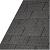 Dakshingles per pak à 3 m², Zwart
