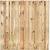 Gardenlux grenen scherm Bois 21 planks/15mm RVS geschroefd 180x180cm