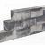 *hf* linea block gothic 15x15x45cm