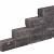 Blockstone black 15x15x30cm