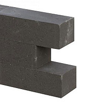 Wallblock New   12x10x30cm Antraciet