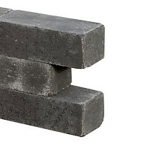 Wallblock Old Antraciet 12x10x30cm
