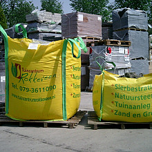 Puin big bag/pallet 1/2 m3 afvoer (excl. transport)