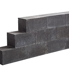 Blockstone small black 12x12x60cm