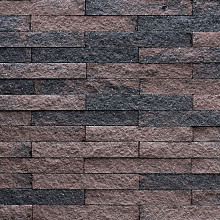 Wallblock Split 15x6x40cm Brons