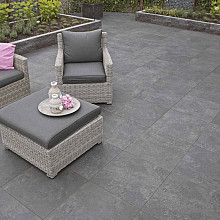 *keram betonlook antracite tre 60x60x3cm