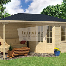 Blokhut - Tuinhuis 28mm Kennet met overkapping