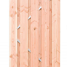 Bergen-deur op stalen frame 190x100cm Blank