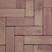 Strackstone+ 21x7x8 wijnrood/oker genuanceerd