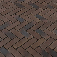 Vulcano antica dikformaat rood bruin zwart 60