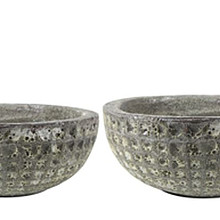 Maesto pot earth (Set 3) 29x15/43x20cm