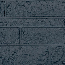 Betonplaat rots motief 184x26x4,8 cm Zwart gecoat