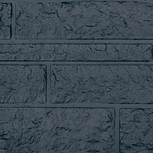 Betonplaat rots motief Dubbelzijdig 184x26x4,8cm Zwart gecoat*