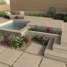 Serie Antique Stone Beige 80X80X2