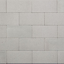 Tuintegel 15x30x5cm grijs mini facet