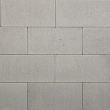 Tuintegel 20x40x5cm grijs mini facet