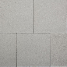 Tuintegel 40x40x5cm grijs mini facet