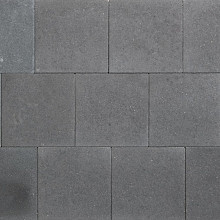 Tuintegel 30x30x5cm zwart mini facet