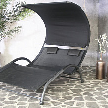 Cuba double sunlounger