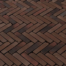 Vulcano antica waalformaat rood bruin zwart