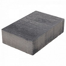 Terras+ Steen 20x30x8 cm Grijs/Zwart