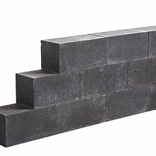 *hf* linea block black 15x15x30cm